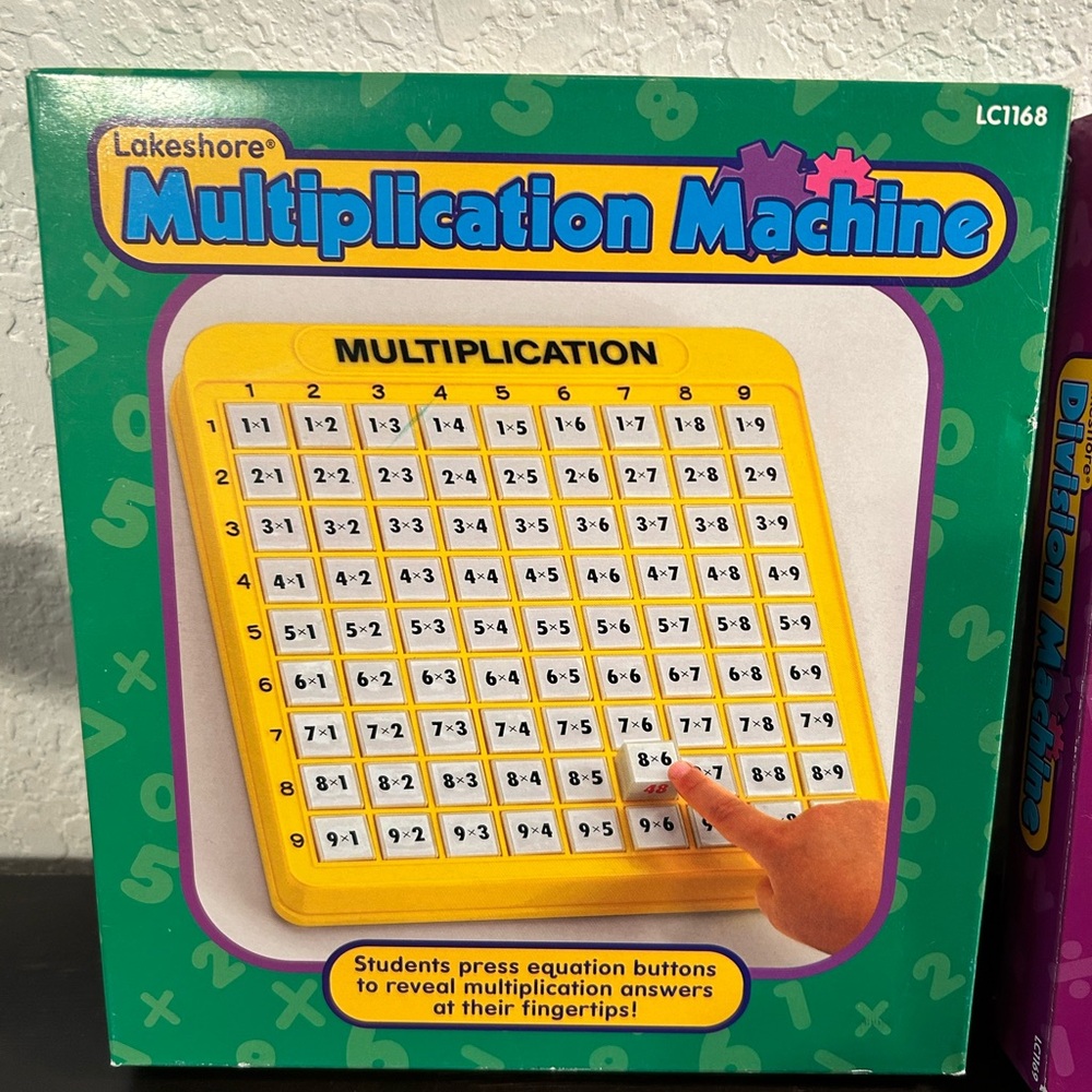 Lakeshore Math Multiplication Machine Educational Homeschool New Math Center